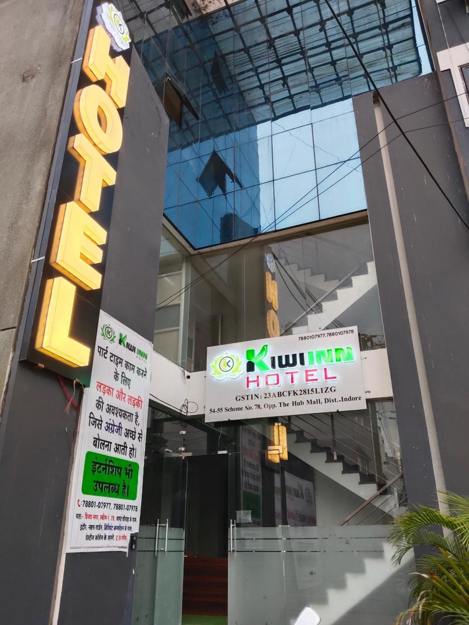 Hotel Kiwi Inn Vijaynagar Scheme 78 Indore Zewnętrze zdjęcie